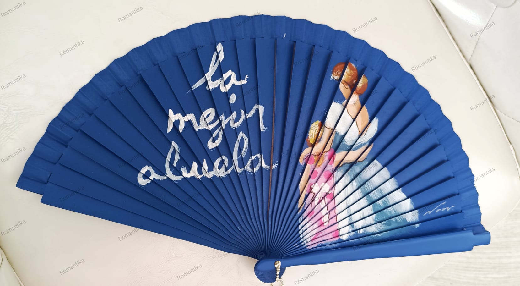 Abanico madera mejor abuela