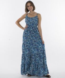 Vestido largo FLORAL Coline