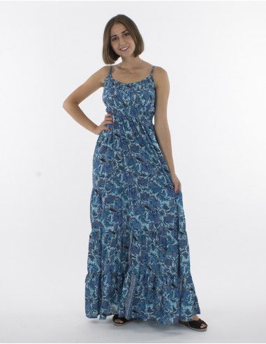 Vestido largo FLORAL Coline