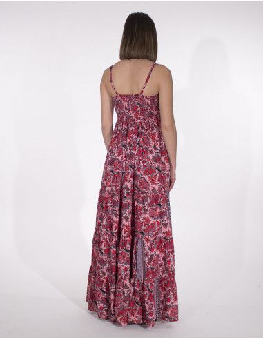 Vestido largo FLORAL Coline