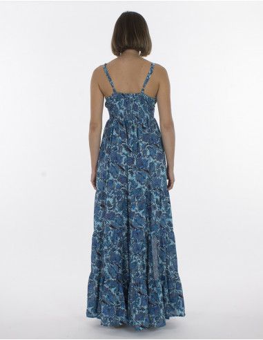 Vestido LARGO floral Coline