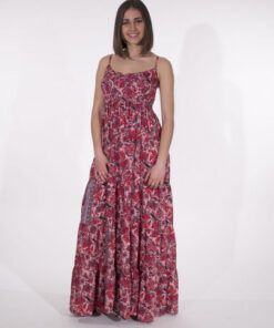 Vestido largo FLORAL Coline